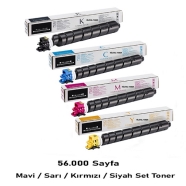 HİLEVEL TONER HT-TK8345-SET HT-TK8345-SET 56000 Sayfa 4 RENK ( MAVİ,SİYAH,SAR...