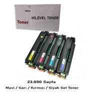 HİLEVEL TONER HT-C503-SET HT-C503-SET 23000 Sayfa 4 RENK ( MAVİ,SİYAH,SARI,KI...