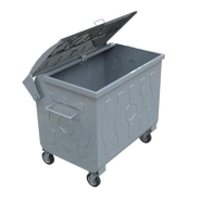 KADEME KDM-10770 KDM-10770 770 lt SICAK DALDIRMA GALVANİZ KAPLAMA Çöp Konteyneri