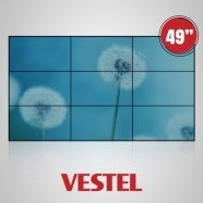 VESTEL VESTEL 49'' 3X3 VW. WU49D-2H			 WU49D-2H -3x3				 Görüntü Duvarı