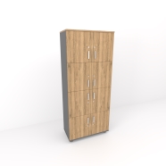 NEXOFF NEXOFF RDR152.60 803 x 402 x 1893 mm Sınıf Dolabı