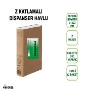 MYHOUSE MY1006 MY1006  Z KATLAMA HAVLU 12X200 LÜ 12'li Z KATLAMALI TABAKA 40 ...