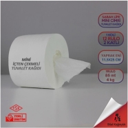 SABAH LIFE STK105 MİNİ CİMRİ İÇTEN ÇEKMELİ TUVALET KAĞIDI 12'li RULO İÇTEN ÇE...