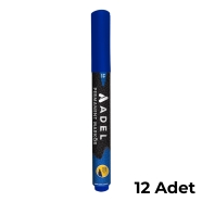 ADEL 4201980012000 Permanent marker Mavi 12'li Kalıcı Yazı Kalemi