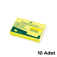 FABER CASTELL 5089565601000 FC Yapışkan Notluk 50X75mm, Sarı 10 l u Yapışkan ...