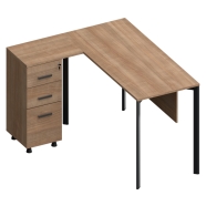 ÇÖL KAÇKAR CB-KAÇKAR-L140080 "L" Tipi 2'li Masa Takımı