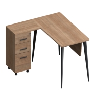 ÇÖL AKOVA CB-AKOVA-L140080 "L" Tipi 2'li Masa Takımı