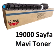 SOLNCE SOLNCE-105 C-EXV49  C 19000 Sayfa MAVİ (CYAN) MUADIL Lazer Yazıcılar /...