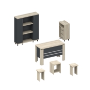 ÇÖL BOLKAR CB-BOLKAR-6MT200090 6'lı Masa Takımı