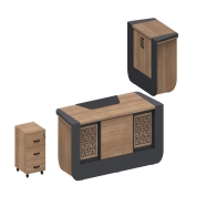 ÇÖL HİMALAYA CB-HİMALAYA-3MT220090 3'lü Masa Takımı