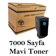 TTPRINT TT PRINT-062 CS720 / CX725  C 7000 Sayfa MAVİ (CYAN) MUADIL Lazer Yaz...