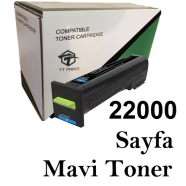 TTPRINT TT PRINT-066 CS820 / CX825  C 22000 Sayfa MAVİ (CYAN) MUADIL Lazer Ya...