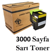 TTPRINT TT PRINT-071						 CS410  Y 3000 Sayfa SARI (YELLOW) MUADIL Lazer Yaz...