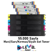 HİLEVEL TONER HT-DX25GT-SET HT-DX25GT-SET 55000 Sayfa 4 RENK ( MAVİ,SİYAH,SAR...
