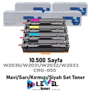 HİLEVEL TONER HT-415A-SET HT-415A-SET 10500 Sayfa 4 RENK ( MAVİ,SİYAH,SARI,KI...