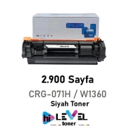 HİLEVEL TONER HT-CRG071H HT-CRG071H 2900 Sayfa SİYAH MUADIL Lazer Yazıcılar /...