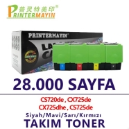 PRINTERMAYIN LEXCS720COMBO LEXCS720COMBO 28000 Sayfa 4 RENK ( MAVİ,SİYAH,SARI...