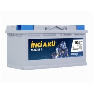 İNCİ ( 1014675 ) 12 V 105 Ah C20 MAXIM A GORILLA SULU Akü