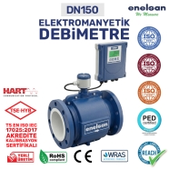 ENELSAN ELEKTROMANYETİK DEBİMETRE DN150 PN16 TEFLON 24V ETRANS-M410R15016-118...