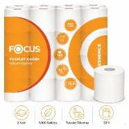 FOCUS 50008747 TUVALET KAĞIDI 32 x 3 RULO 30 g/m² ÇİFT KAT Tuvalet Kağıdı