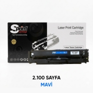 S-PRİNT DMP10-415C GOLD SERİSİ W2031A (415A) MAVİ TONER 2100 Sayfa MAVİ (CYAN...
