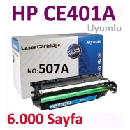 KEYMAX 0000-350225-032004 HP CE401A 6000 Sayfa CYAN MUADIL Lazer Yazıcılar / ...