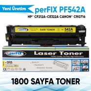 PERFIX PF542A PF542A 1800 Sayfa SARI (YELLOW) MUADIL Lazer Yazıcılar / Faks M...