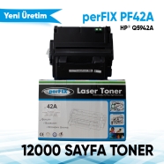 PERFIX PF42A PF42A 12000 Sayfa BLACK MUADIL Lazer Yazıcılar / Faks Makineleri...