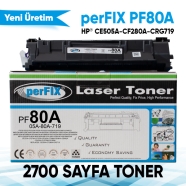 PERFIX PF80A PF80A 2700 Sayfa SİYAH MUADIL Lazer Yazıcılar / Faks Makineleri ...