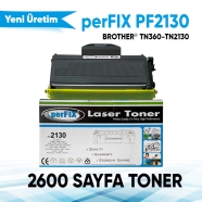 PERFIX PF2130 PF2130 2600 Sayfa SİYAH MUADIL Lazer Yazıcılar / Faks Makineler...