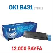 FREECOLOR B431-MEA-FRC OKI B 431 / B 491 12000 Sayfa BLACK MUADIL Lazer Yazıc...