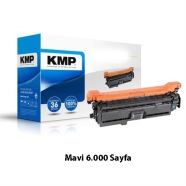 KMP 1232,0003 HP 507A CE401A 6000 Sayfa CYAN MUADIL Lazer Yazıcılar / Faks Ma...