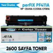 PERFIX PF411A PF411A 2600 Sayfa CYAN MUADIL Lazer Yazıcılar / Faks Makineleri...