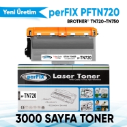 PERFIX PFTN720 PFTN720 3000 Sayfa SİYAH MUADIL Lazer Yazıcılar / Faks Makinel...