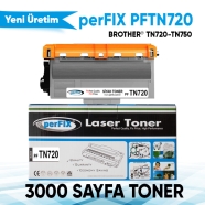 PERFIX PFTN720 PFTN720 3000 Sayfa BLACK MUADIL Lazer Yazıcılar / Faks Makinel...