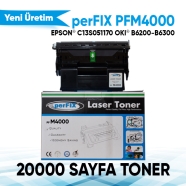 PERFIX PFM4000 PFM4000 20000 Sayfa SİYAH MUADIL Lazer Yazıcılar / Faks Makine...