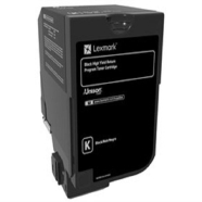 LEXMARK 74C5HK0 74C5HK0 20000 Sayfa BLACK ORIJINAL Lazer Yazıcılar / Faks Mak...