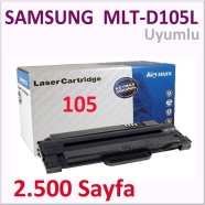 KEYMAX 350453-041004 SAMSUNG MLT-D105L 2500 Sayfa BLACK MUADIL Lazer Yazıcıla...