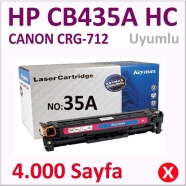 KEYMAX 350638-077004 HP CB435A HC 4000 Sayfa BLACK MUADIL Lazer Yazıcılar / F...