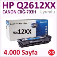 KEYMAX 351114-041004 HP Q2612XX 4000 Sayfa BLACK MUADIL Lazer Yazıcılar / Fak...
