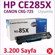 KEYMAX 350338-071004 HP CE285X 3200 Sayfa BLACK MUADIL Lazer Yazıcılar / Faks...