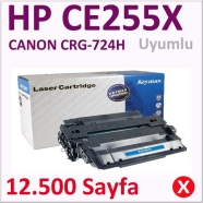 KEYMAX 350431-041004 HP CE255X 12500 Sayfa BLACK MUADIL Lazer Yazıcılar / Fak...