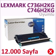 KEYMAX 350412-041004 EXMARK C736H2KG - C746H2KG 12000 Sayfa BLACK MUADIL Laze...