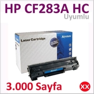 KEYMAX 351705-041004 HP CF283A HC 3000 Sayfa BLACK MUADIL Lazer Yazıcılar / F...