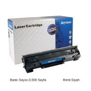 KEYMAX 351705-041004 HP CF283A HC 3000 Sayfa BLACK MUADIL Lazer Yazıcılar / F...