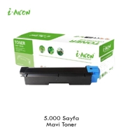 I-AICON C-TK590 C KYOCERA TK-590 5000 Sayfa CYAN MUADIL Lazer Yazıcılar / Fak...