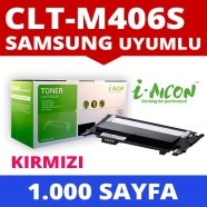 I-AICON C-M406S SAMSUNG CLT-M406S 1000 Sayfa MAGENTA MUADIL Lazer Yazıcılar /...