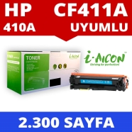 I-AICON C-CF411A HP CF411A 2300 Sayfa CYAN MUADIL Lazer Yazıcılar / Faks Maki...