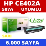 I-AICON C-CE402A HP CE402A/CE252A 6000 Sayfa YELLOW MUADIL Lazer Yazıcılar / ...