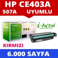 I-AICON C-CE403A HP CE403A/CE253A 6000 Sayfa MAGENTA MUADIL Lazer Yazıcılar /...